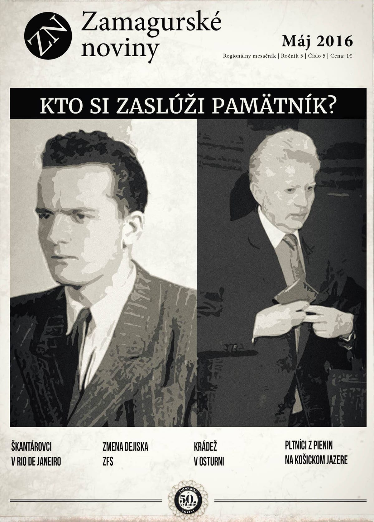 Tlačené vydania Zamagurských novín